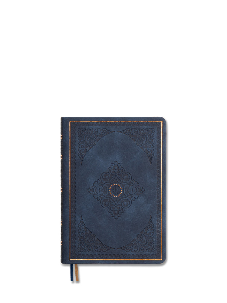 1185 Victoria's Journals Vintage Old Book Defter Çizgili 12x17 cm Lacivert