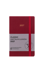 Classic Haftalık Ajanda 9x14 cm