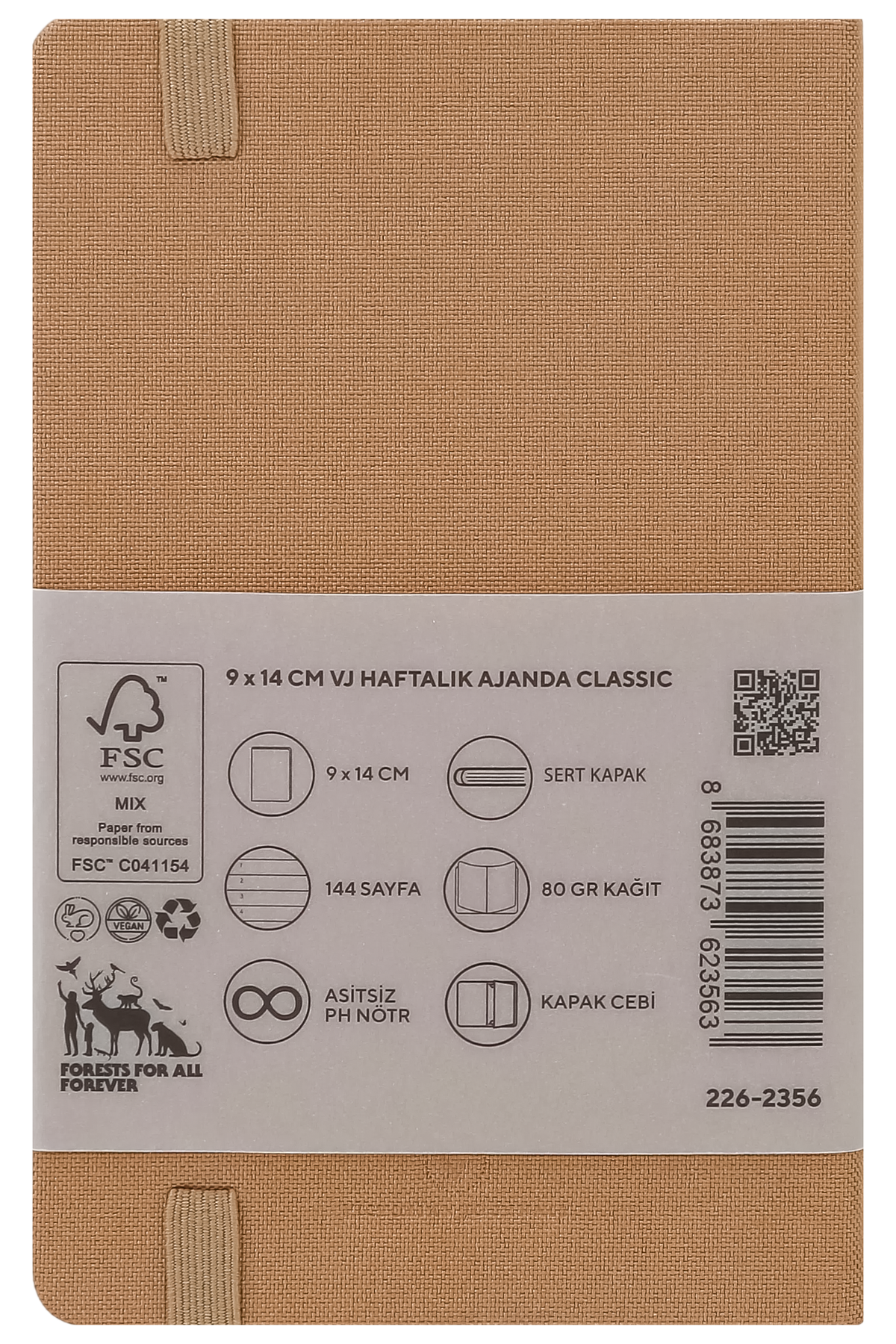 Classic Haftalık Ajanda 9x14 cm