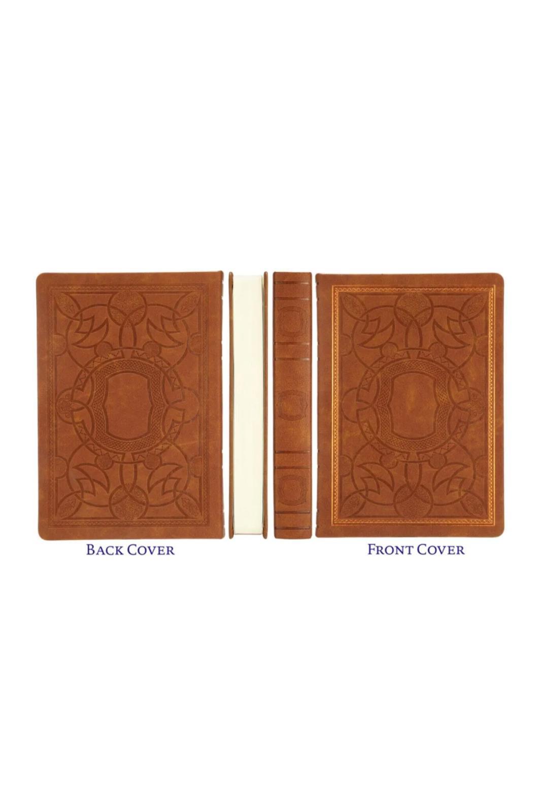 8682 Victoria's Journals Vintage Old Book Defter 14x20 cm 80 gr. 160 Yaprak Çizgili Kahverengi