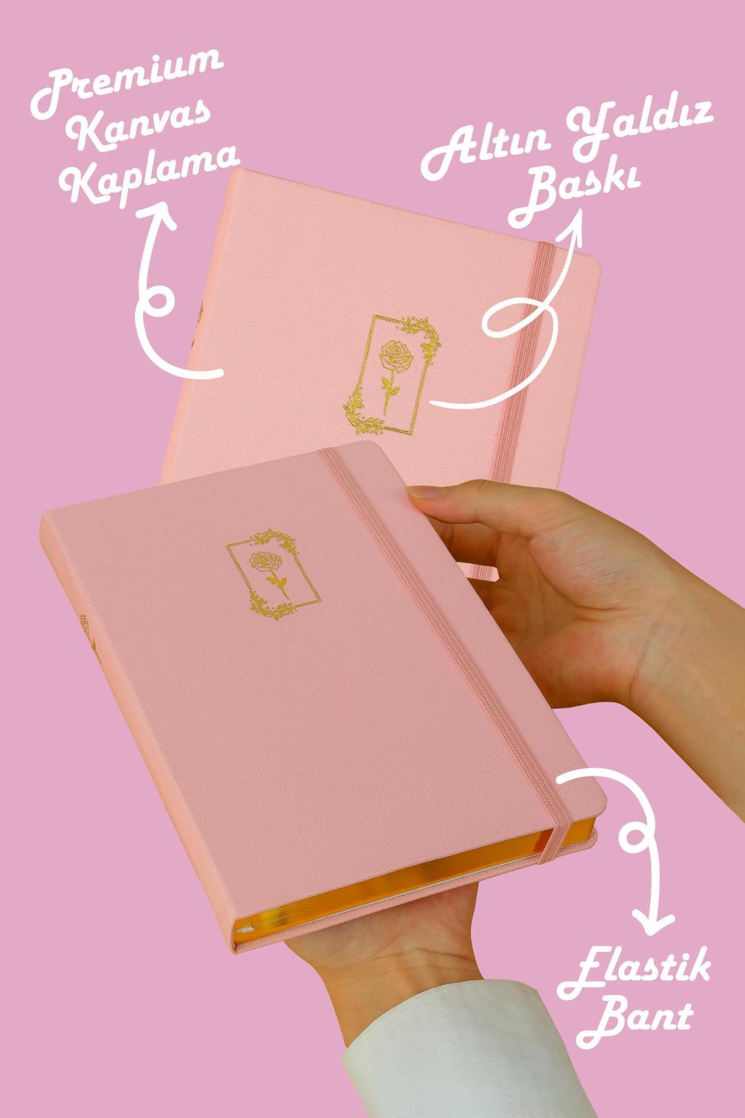 Victoria's Journals Bujo Keten Defter 96 Yaprak A5 160 Gr. Noktalı